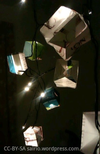 paperikuutiovaloketju