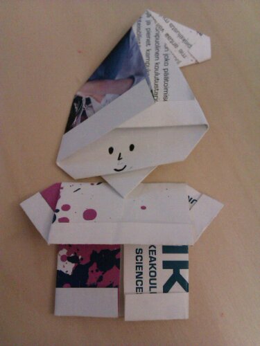 joulutonttuorigami